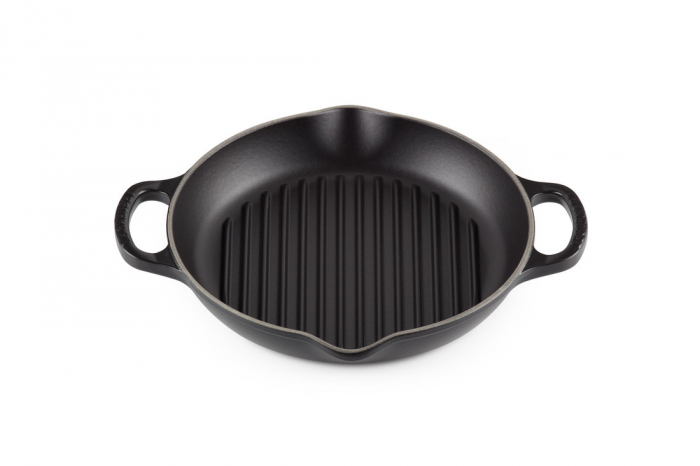 Le Creuset Deep Griddle Plate Signature Satin Black Ø 25 cm [3]