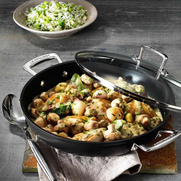 Le Creuset Tigaie Les Forgees TNS cu capac 24 cm [4]