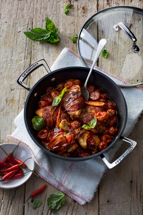 Le Creuset Tigaie Les Forgees TNS cu capac 24 cm [3]