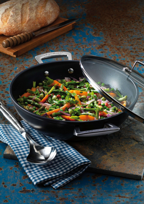 Le Creuset Tigaie Les Forgees TNS cu capac 28 cm [2]