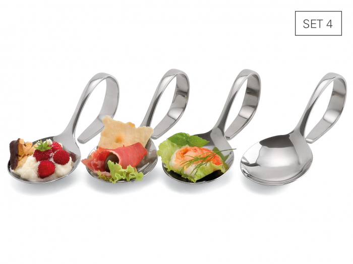 Lingurita gourmet Weis din otel inoxidabil set 4 [1]