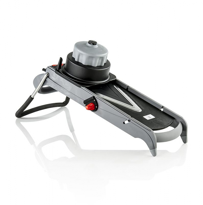 Mandolina Viper din inox, lama neteda si ondulata, julienne 4+10mm, De Buyer [2]