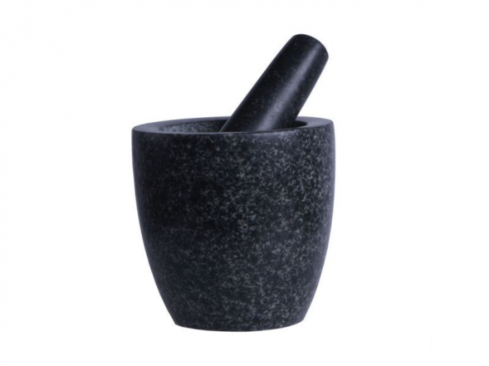 Mojar negru de granit, ø 13 cm exterior [2]