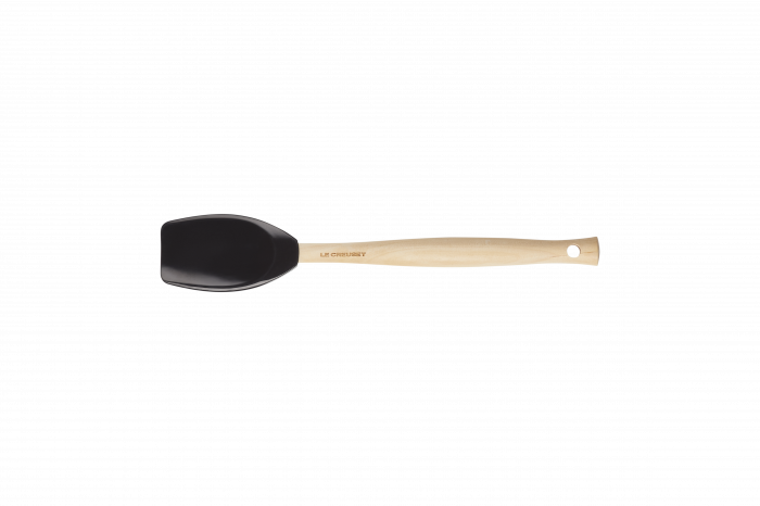 Spatula din lemn si silicon Le Creuset Craft Black [1]