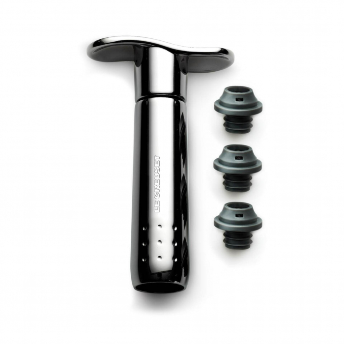 Set pompa de vid pentru vin Le Creuset Screwpull WA-137 Black Metal [1]
