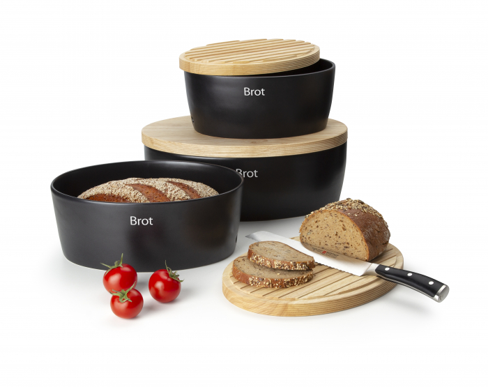 Oala ovala ceramica Continenta, neagra [1]