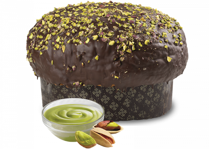 Panettone cu Fistic, in cutie de tabla decorata, 1 Kg [2]