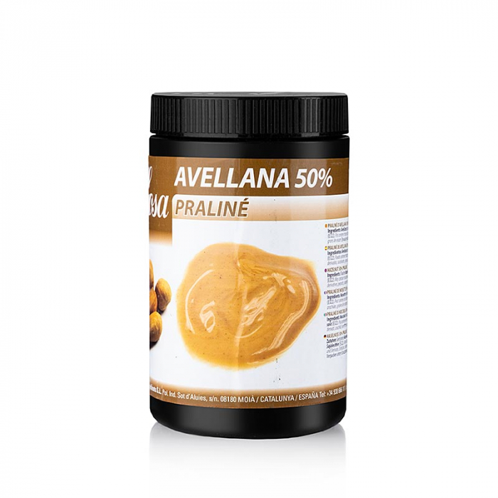 Pasta pentru praline din alune de padure Spania, 50%, cu zahar, Sosa, 1,2 kg [1]