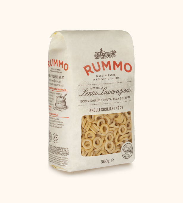 Paste Anelli Siciliani, No. 23, Rummo, 500g [1]