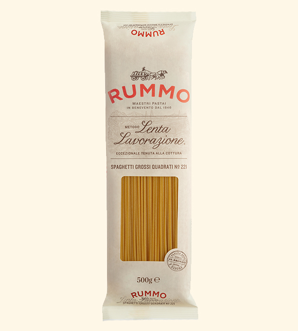 Paste Spaghetti Grossi Rigati, No. 221, Rummo, 500g [1]