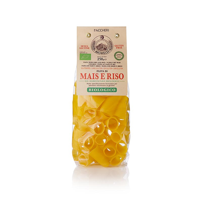 Paste Paccheri din orez si porumb (fara gluten), BIO, 250 g [1]