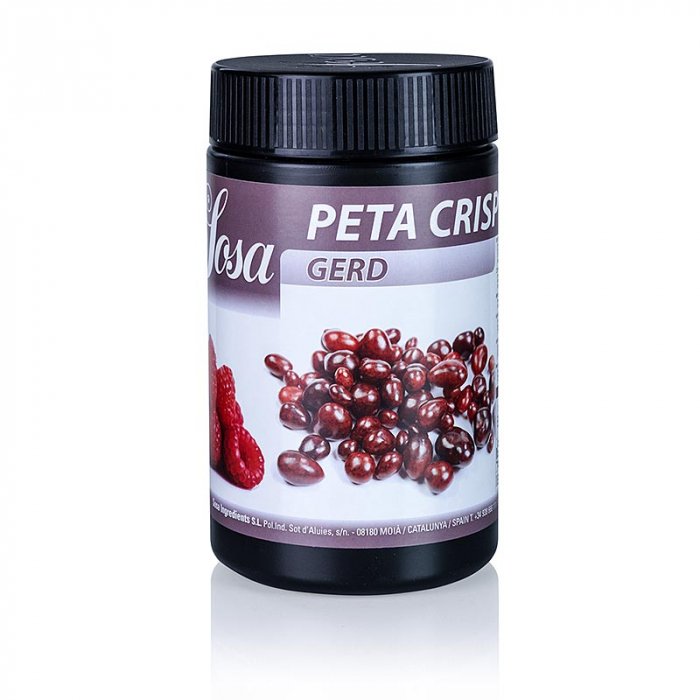 Peta Crispy, (zahar exploziv) cu glazura de ciocolata alba si zmeura, Sosa, 900 g [1]