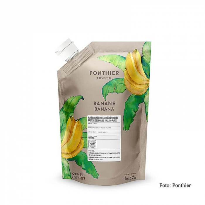 Piure - banane, cu zahar, 1 kg [1]