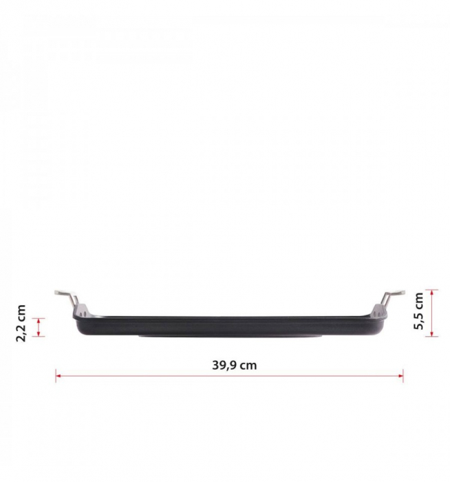 Plata Gratar Valira Aire Neagra 34 x 25 cm [4]