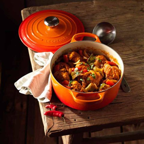 Oala Le Creuset Signature 28 cm rosu cires 6,7 L rotund [7]