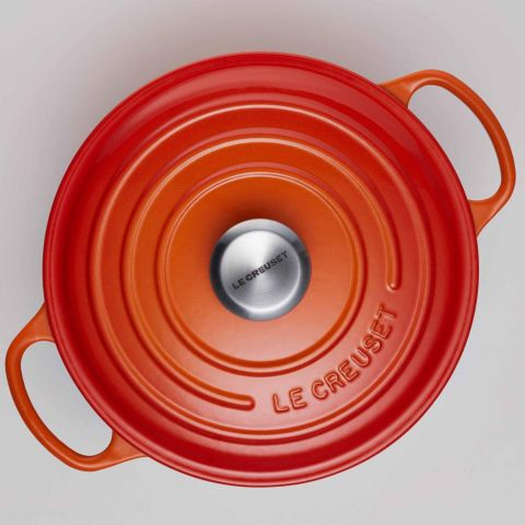 Oala Le Creuset Signature 28 cm rosu cires 6,7 L rotund [2]