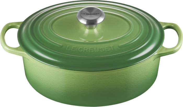 Oala Le Creuset Signature oval 29 cm Bamboo Green [1]