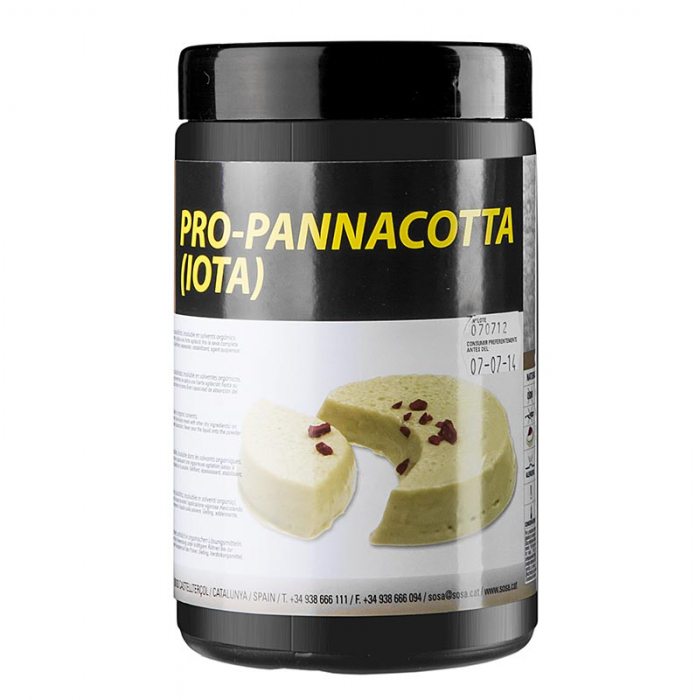 Pro Pannacotta (Carrageenan), Stabilizator, E 407, Sosa, 800 g [1]