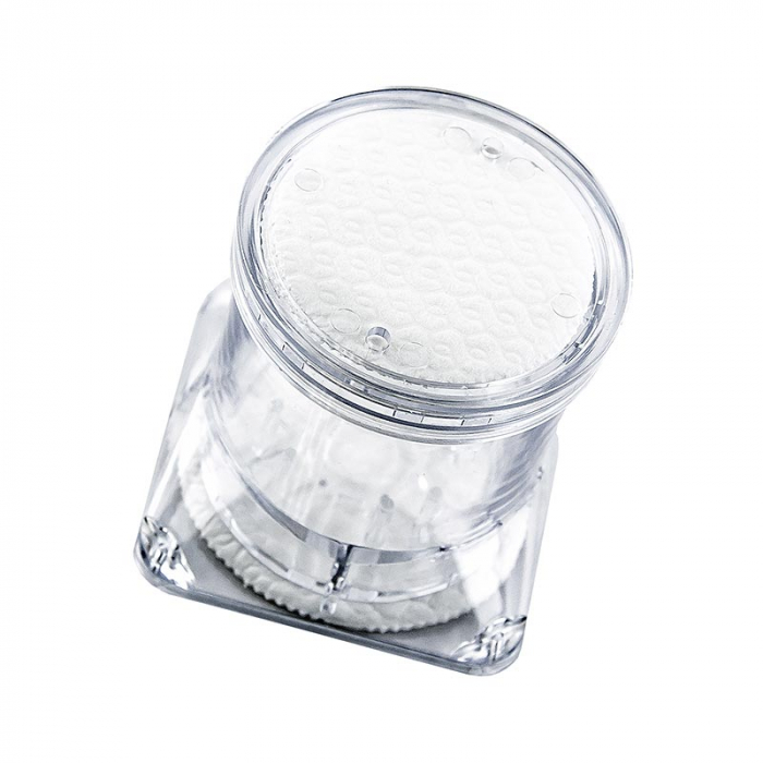 Recipient pentru trufe Tuber-Pack, Ø 7 x 7cm H, transparent, cu fleece, 1 buc [3]