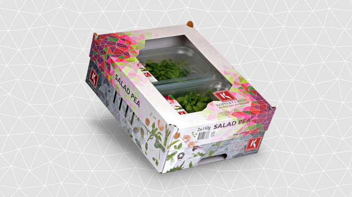 Salad Pea, bax cu 2 caserole a cate 110g, 30x40cm [3]