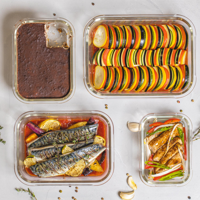 Sareva Oven Dishes Cook & Fresh Rectangle - Set 4 / 40 cl, 60 cl, 1 L, 1,5 L [2]