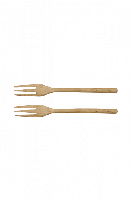 Set 2 furculite ASA, natural L. 15 cm, L. 1,8 cm, H. 1,2 c lemn [1]