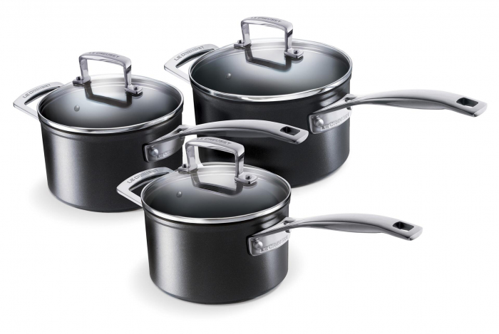 Set de oale profesionale din aluminiu Le Creuset 3 piese. [1]