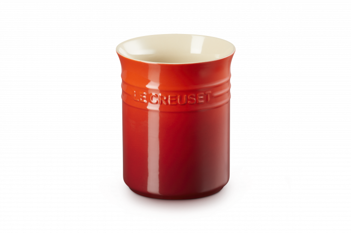 Recipientul pentru ustensile de gatit, Le Creuset, rosu cires [2]