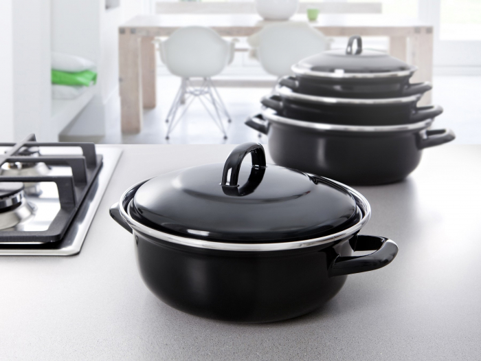 Set de tigaie BK din 4 piese Profiline cu caserola Fortalit [3]