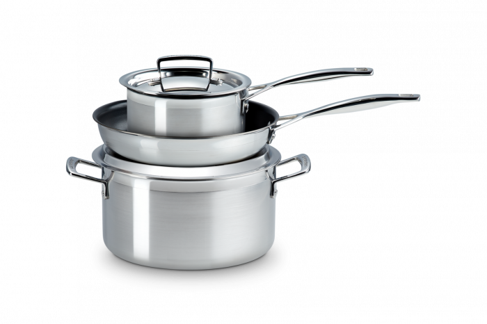 Set de tigaie Le Creuset din otel inoxidabil, 3 piese [6]