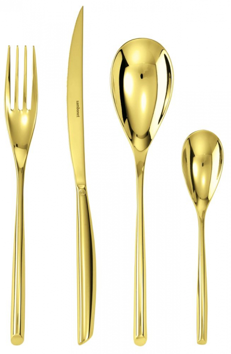 Set de tacamuri Bamboo Gold Sambonet 24 buc [2]