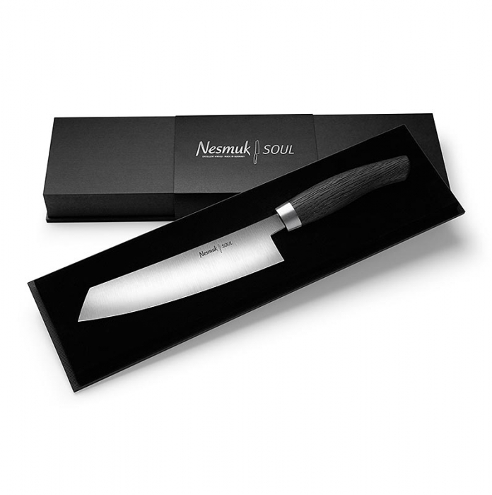 Cutit de bucatar Soul 3.0, 180 mm, manson din otel inoxidabil, maner din stejar de mlastina, 1 buc [2]