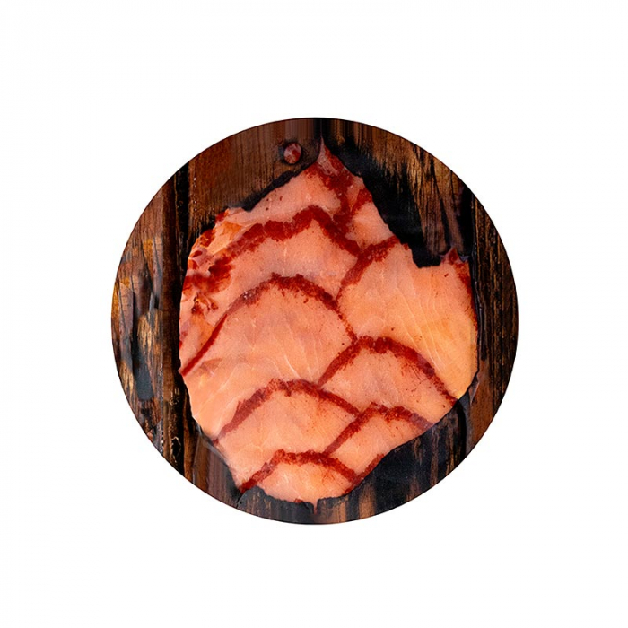 Somon afumat norvegian cu pudra de sequoia, taiat, afumat la rece, Fiedler, congelat, 500 g [2]