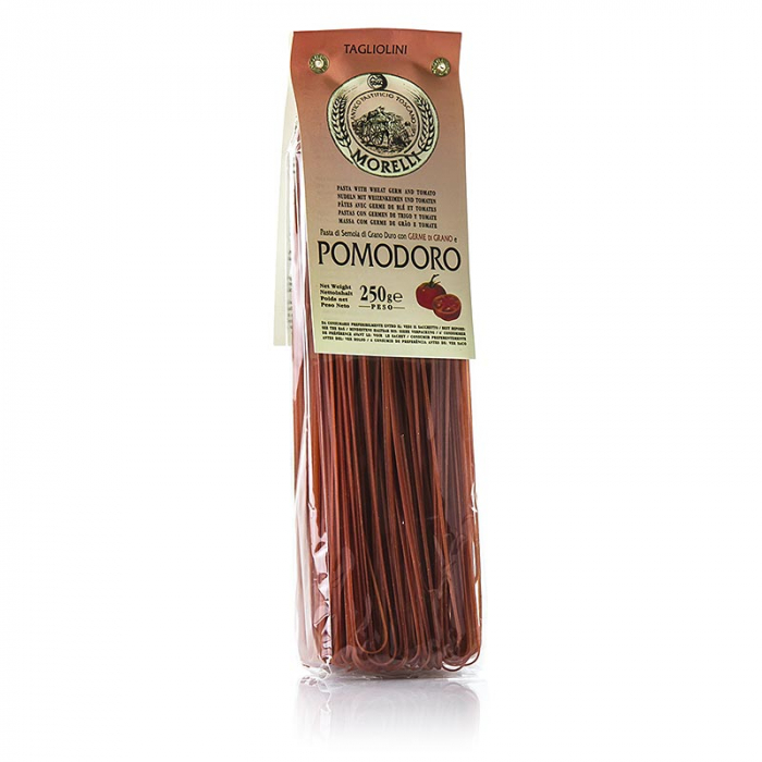 Morelli 1860 Tagliolini al Pomodoro, cu roșii și germeni de grâu, 250 g [1]