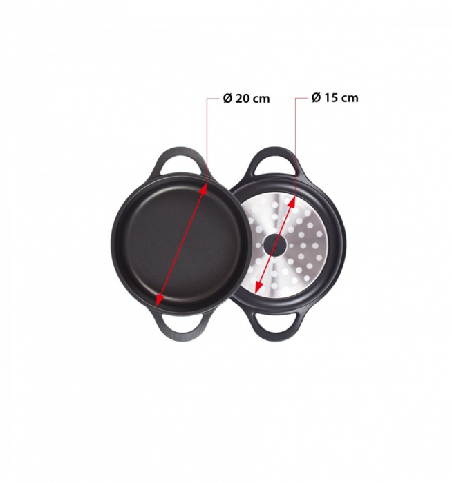Tigaie cu capac Valira Aire Black ⌀ 20 cm [3]
