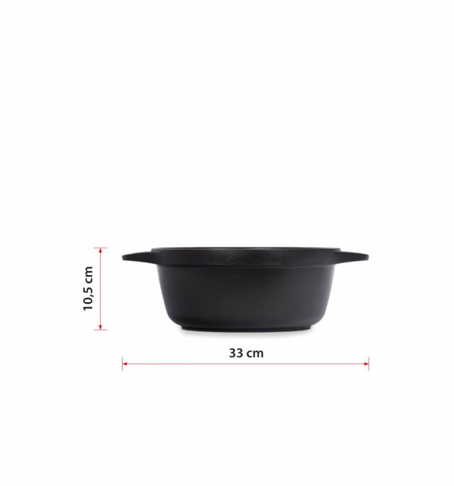 Tigaie inalta Valira cu capac Aire Black ⌀ 24 cm [4]