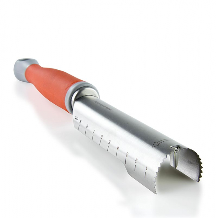 Ustensila pentru indepartarea samburilo, De Buyer Universal, ø 30mm, 11cm lungime, otel inoxidabil/plastic rosu, 1 buc [2]