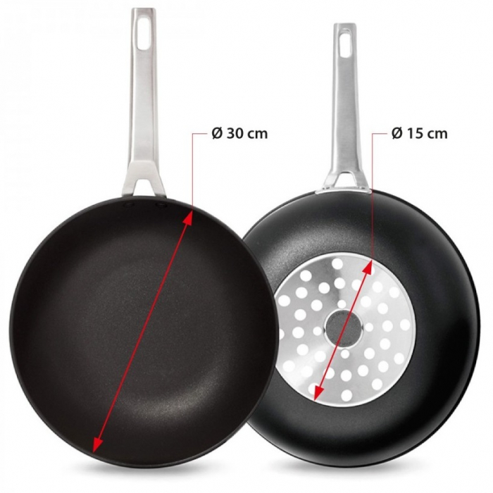Valira Wok Aire Black 30 cm [3]
