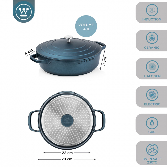 Westinghouse Skillet Performance Bravery Blue ø 28 cm [2]
