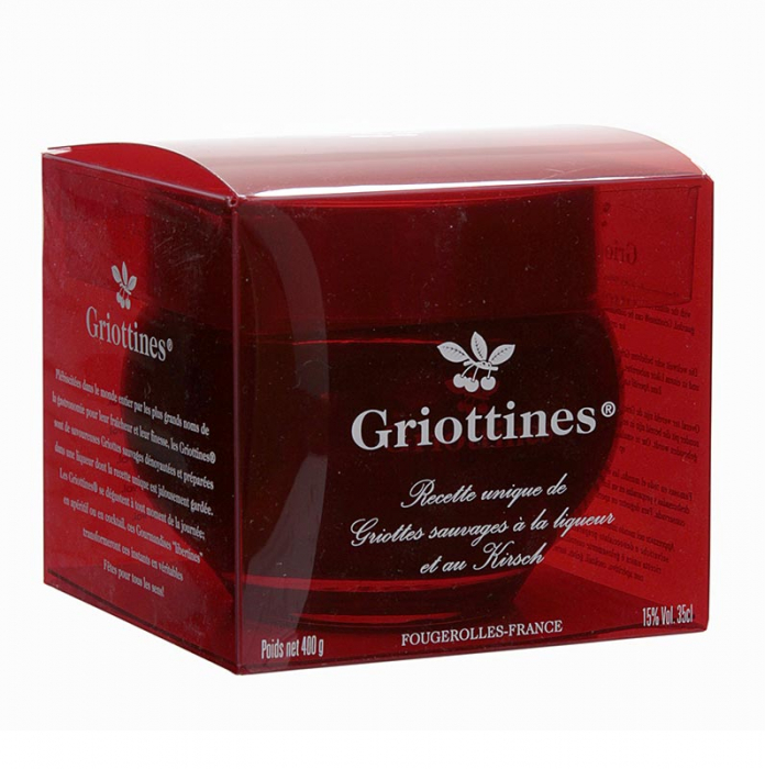 Griottines Original - visine salbatice in kirsch fara samburi, dulci, 15% vol., 400 g [2]