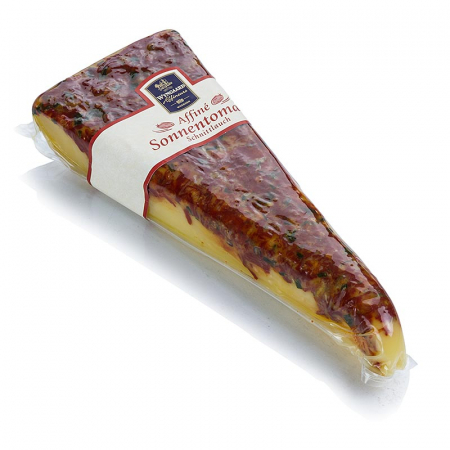 Branzeturi - Affine, brânză rafinată cu roșii uscate la Soare și arpagic, 150 g
