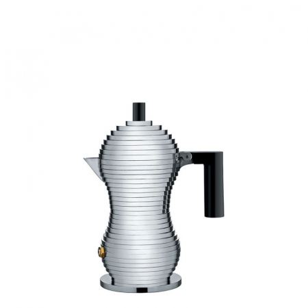 Ustensile de Bucatarie - Alessi Cana cafea Moka Black Pulcina- 6 cesti