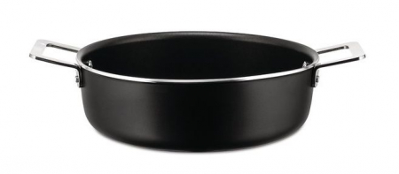 Ustensile de Bucatarie - Alessi oale si tigai  24 cm Negru / 3,4 L