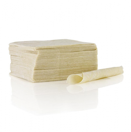 Bucatarie asiatica si etnica - Foi de aluat Wan Tan, subtiri, 9x9cm, congelate, 500 g, cca 75 bucati