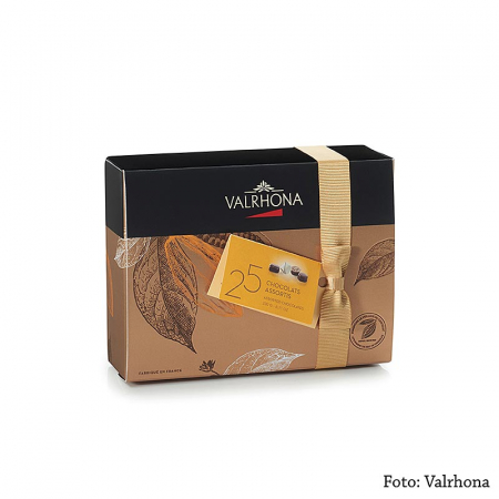 Ciocolata - Amestec fin de praline, 230 g, Valrhona Ballotin, 25 buc