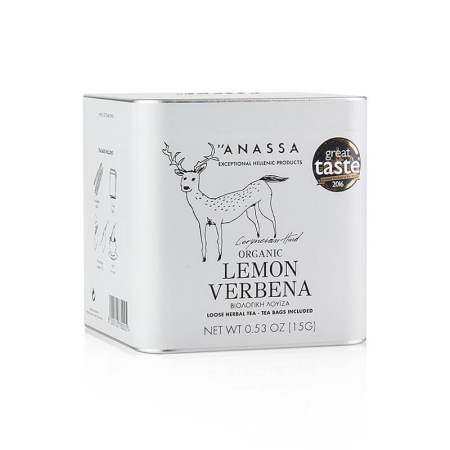 Ceai - Ceai de lamaie si verbena, in vrac cu 15 pliculete, BIO, 15 g