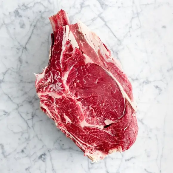 Carne si Preparate din carne - Antricot Vita cu os, West Flemish, maturat 25 de zile, aproximativ 1.2 kg