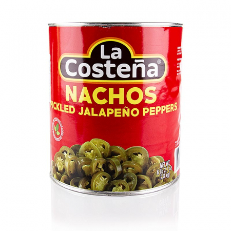 Mexic si America de Sud - Ardei iuti jalapenos, feliat, La Costena, 2.8 kg