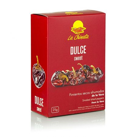 Bacanie - Ardei uscati, afumati, dulci, aproximativ 5-7 bucati, La Chinata, 25 g
