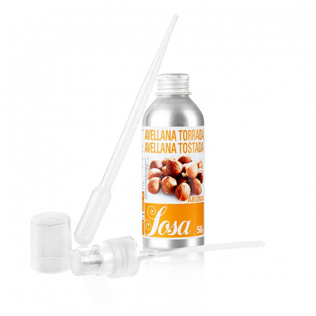 Aditivi alimentari - Aroma naturala de alune prajite, lichide, Sosa, 50 g